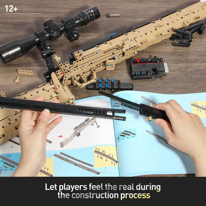 M24 SWS Brickblaster Sniper 66046 advanced construction process
