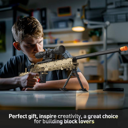 M24 SWS Brickblaster Sniper 66046 finished model gift display