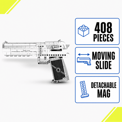 Desert Eagle 408 pieces moving slide detachable magazine benefits