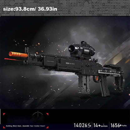 Mk14 Brickblaster — 1,600-Piece Building Set
