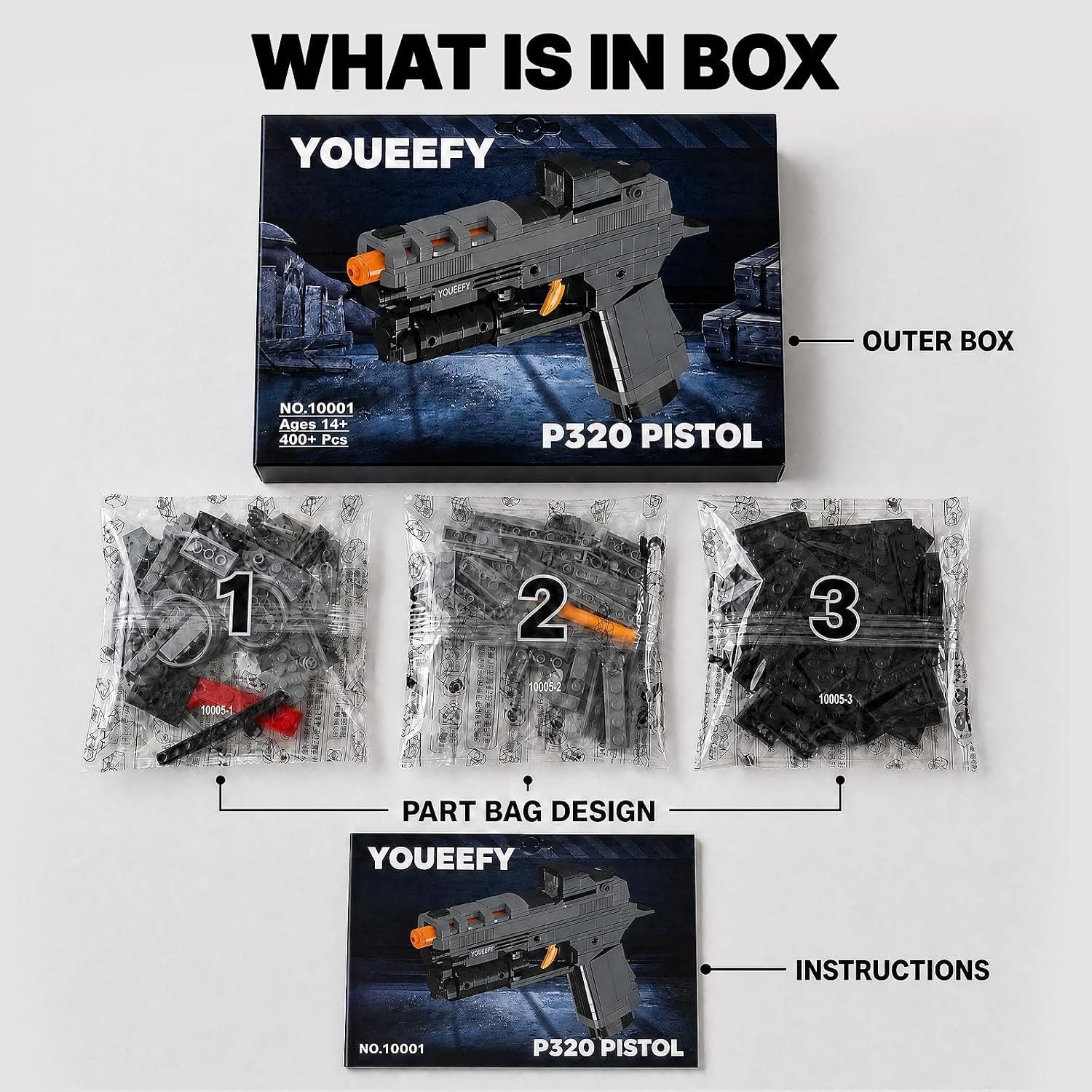 P320 Brickblaster — 432-Piece Building Set