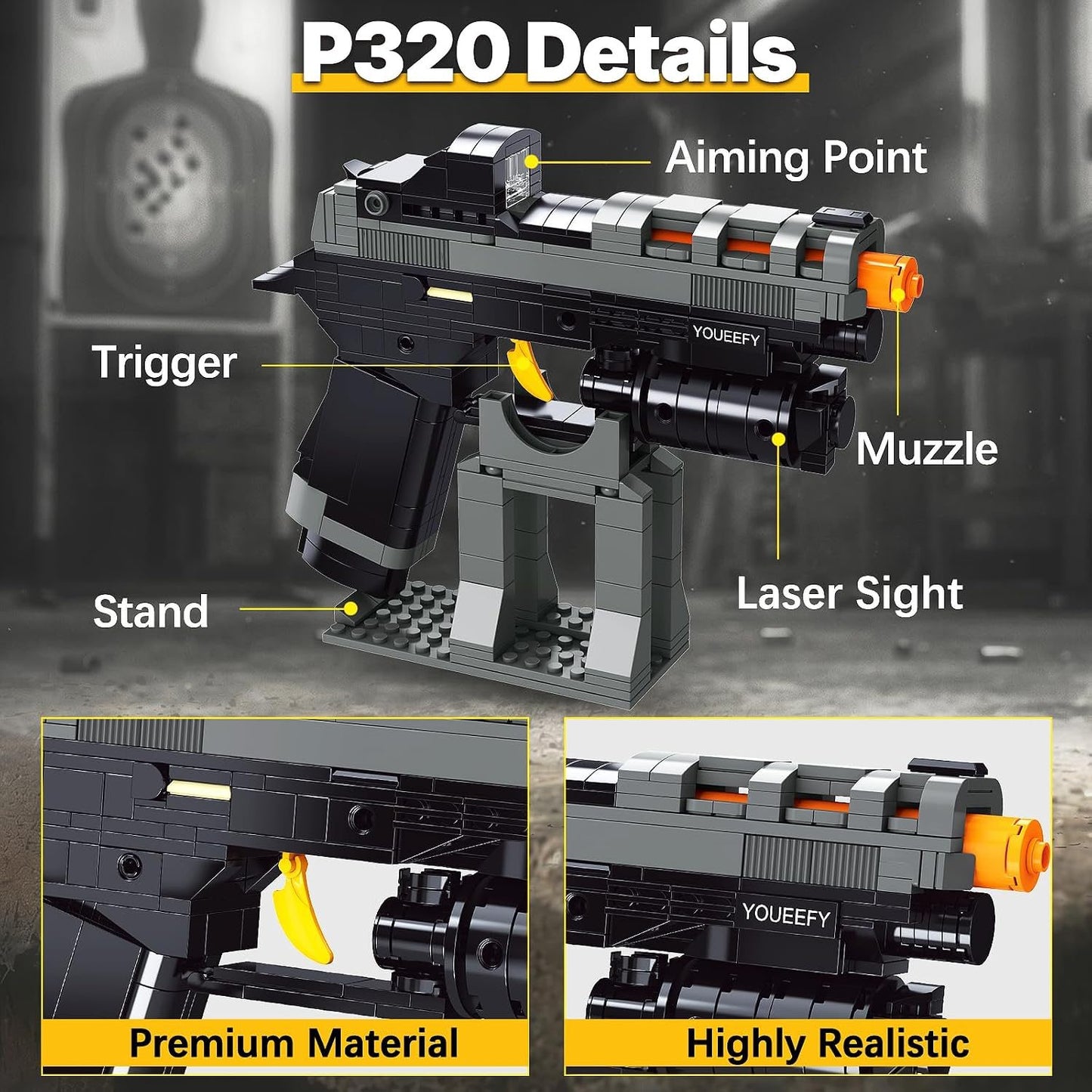 P320 Brickblaster — 432-Piece Building Set