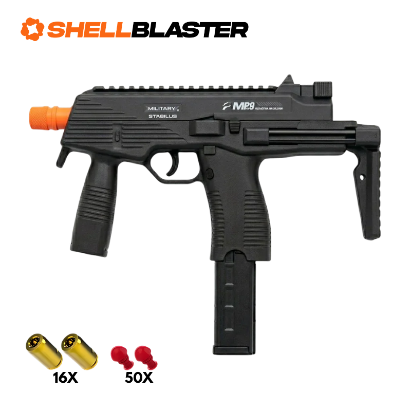 Brick-built Viper shell blaster with FREE bricks — FREE construction bricks included to build onto the blaster