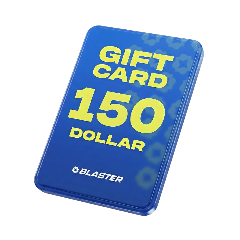Blaster gift card