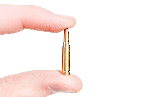 Heavy Dummy Rounds (10) 1:3 display model accessory for inert display rounds for a heavy model setup