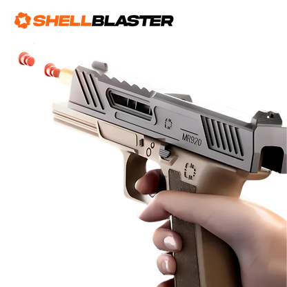 Void toy shell blaster pistol — full kit contents with casings and plastic darts