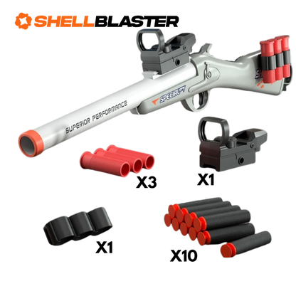Raptor pump-action shell blaster shotgun — side profile view