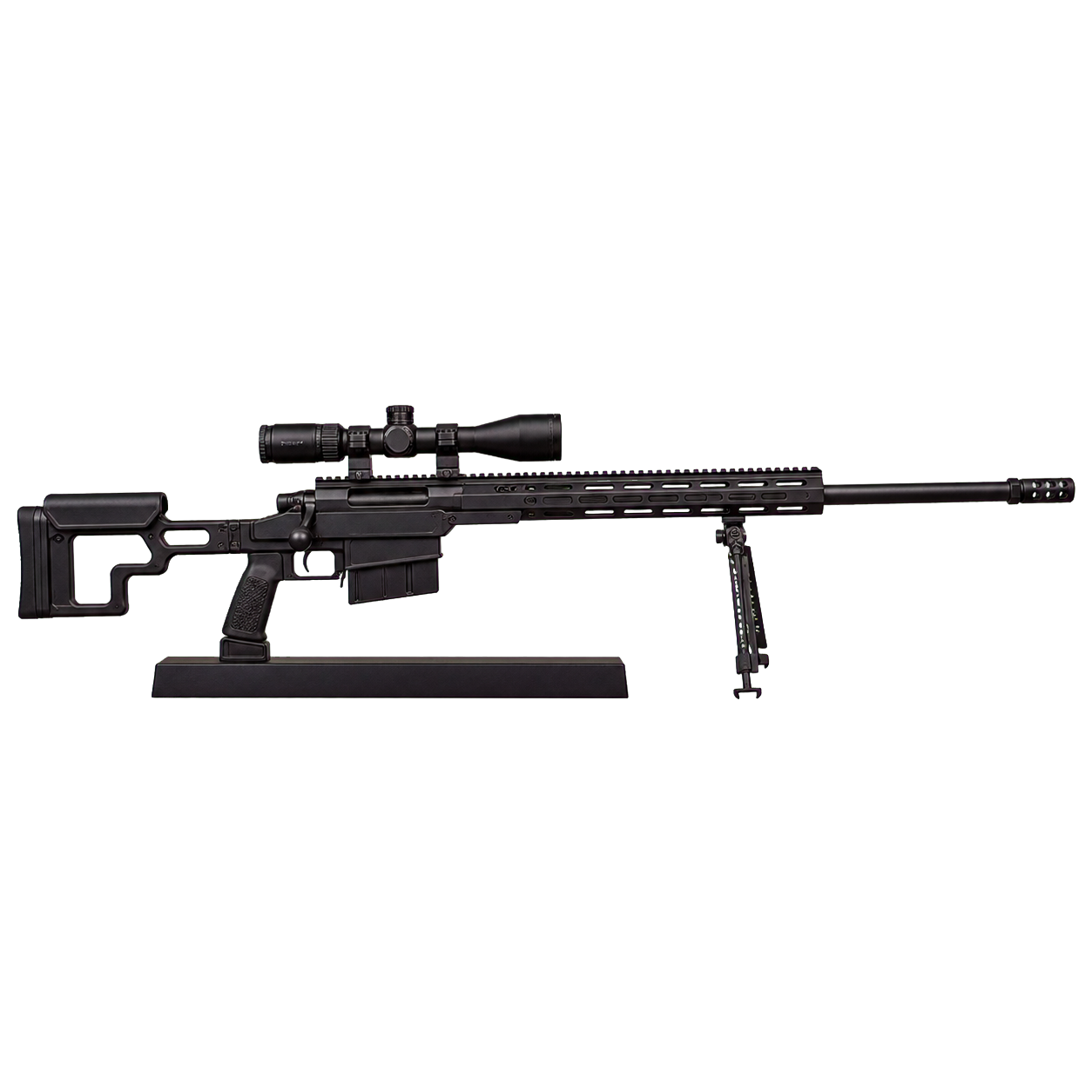 Blackout Marksman Display Model transparent product cutout for collector display search
