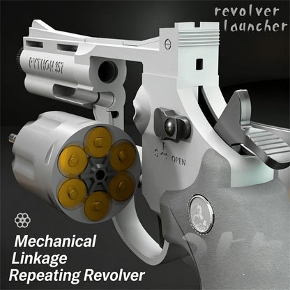 Bulldog Shellblaster open 6-shot cylinder with loaded shells