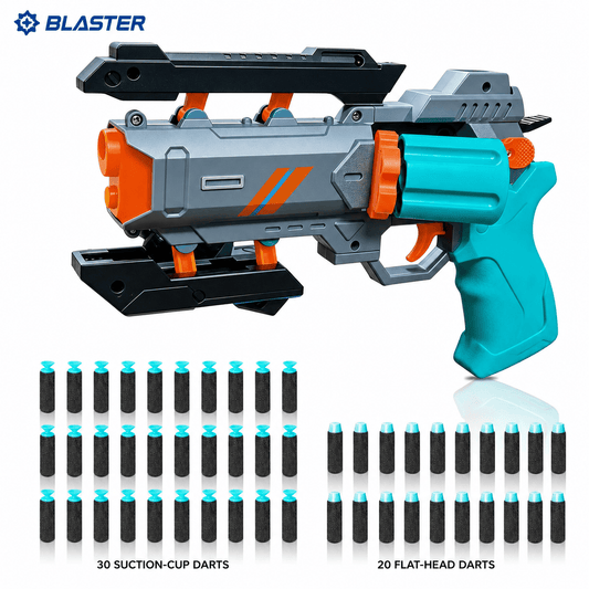 Cyclone Shell Blaster in Green with 50 foam darts