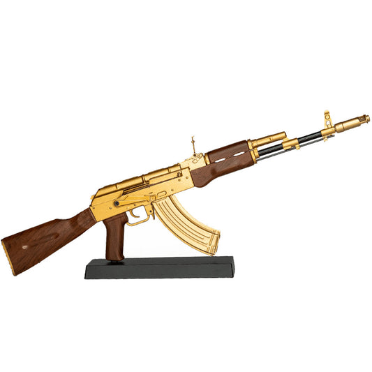 Gold Raider Display Model non-firing 1:3 metallic gold raider-style desk display model