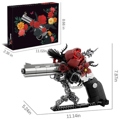 Gothic Rose Revolver Brickblaster — 631-Piece Building Set