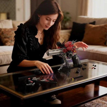 Gothic Rose Revolver Brickblaster — 631-Piece Building Set