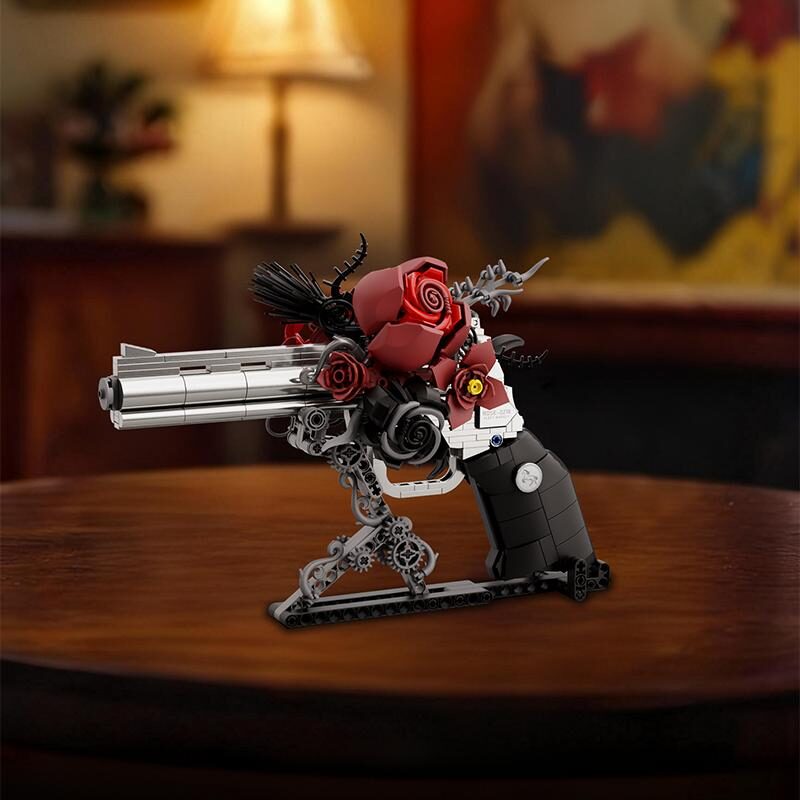 Gothic Rose Revolver Brickblaster — 631-Piece Building Set
