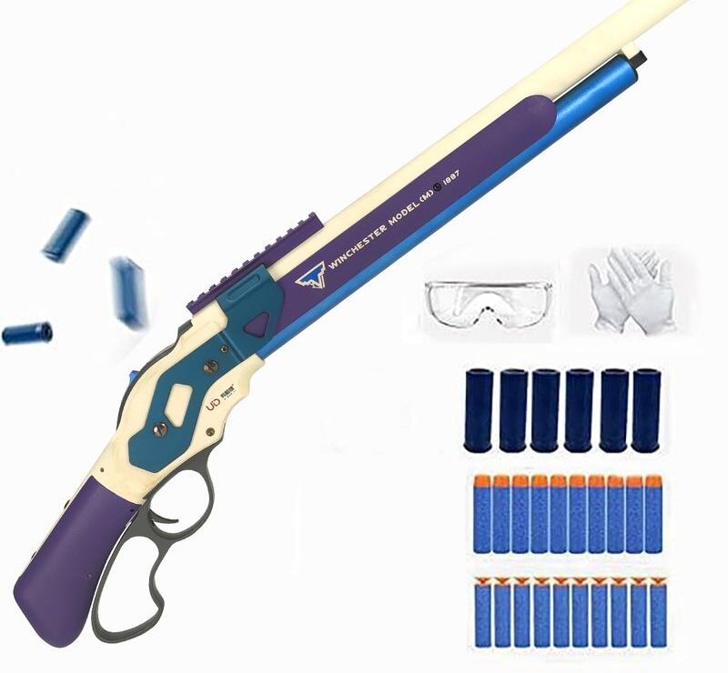 Ranger 1887 Shellblaster with 20 foam darts, toy casings, safety glasses and gloves