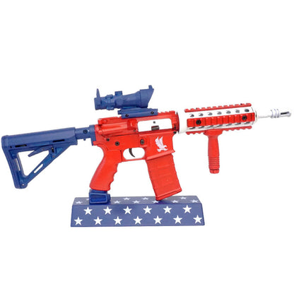 Liberty Carbine Display Model non-firing 1:3 red white and blue carbine-style desk display model