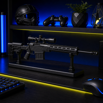 Longshot Heavy Display Model shown on a collector desk or shelf display