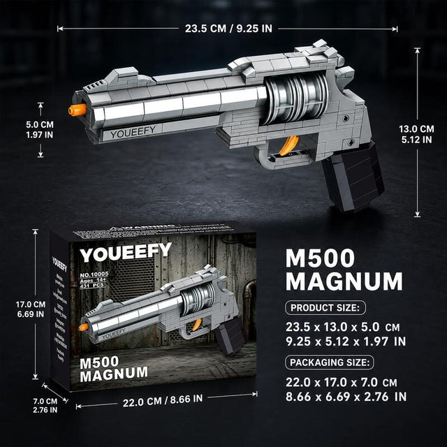 M500 Magnum Brickblaster 431-piece building set