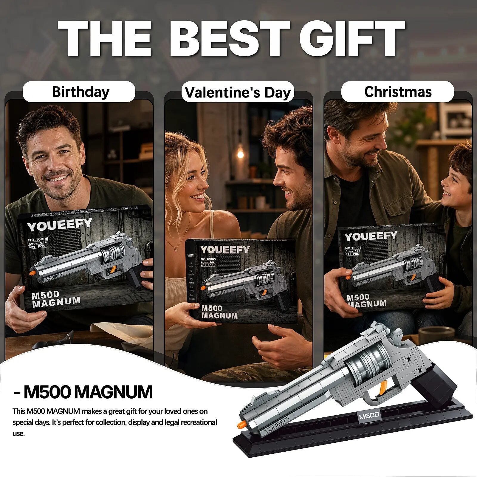 M500 Magnum Brickblaster 431-piece building set