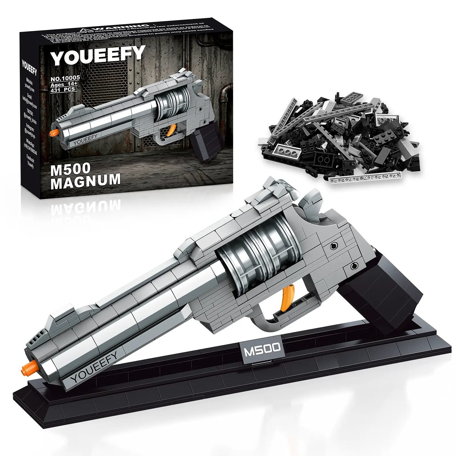 M500 Magnum Brickblaster 431-piece building set