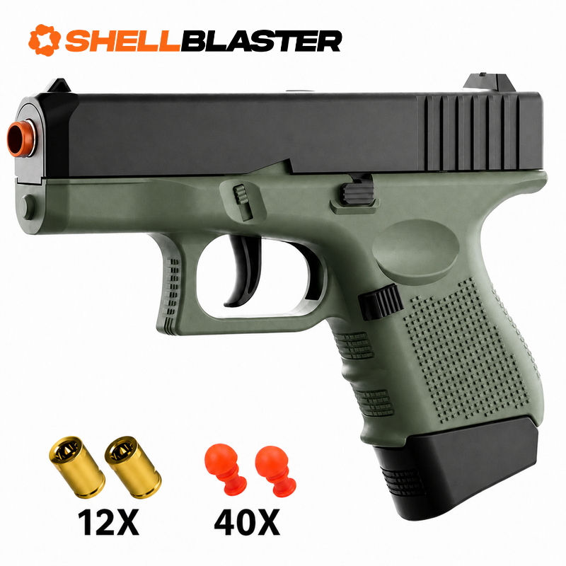 Mamba Shellblaster in Green with 12 shells and 40 darts