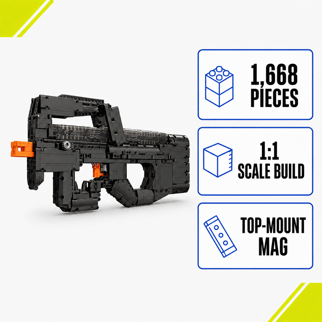 P90 Brickblaster benefits