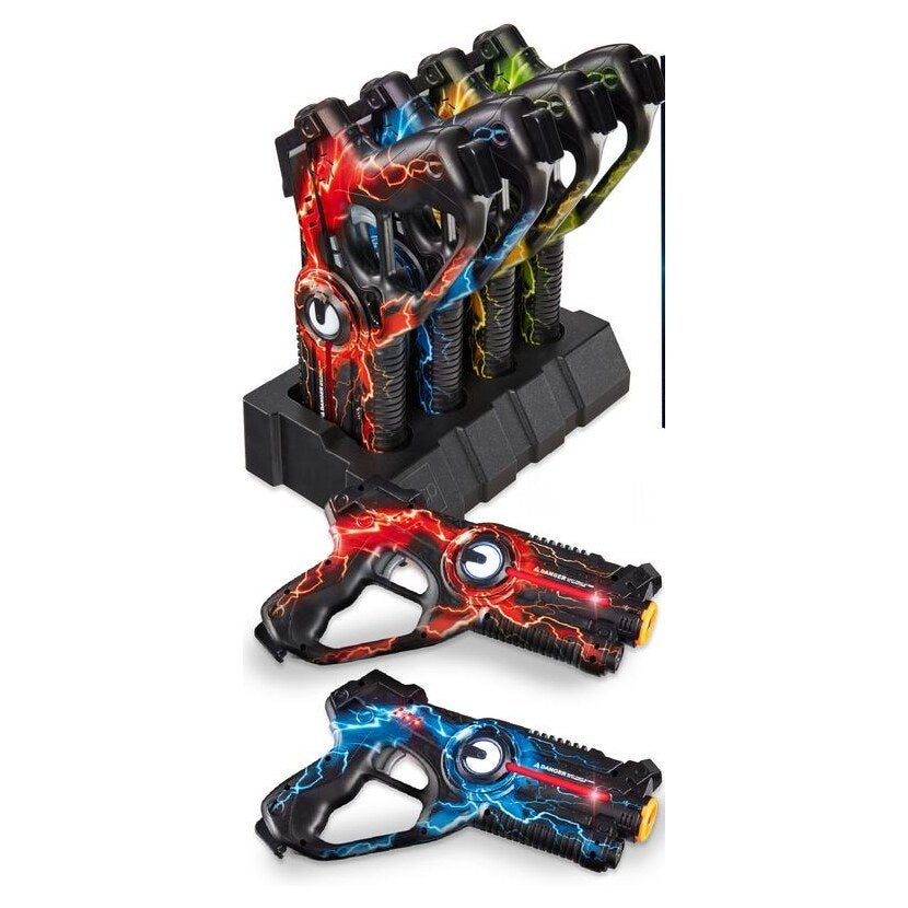 Photon Laser Blaster set, green and yellow colourway