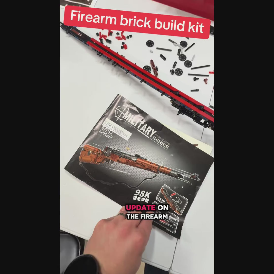 Kar 98K Brickblaster close-up build