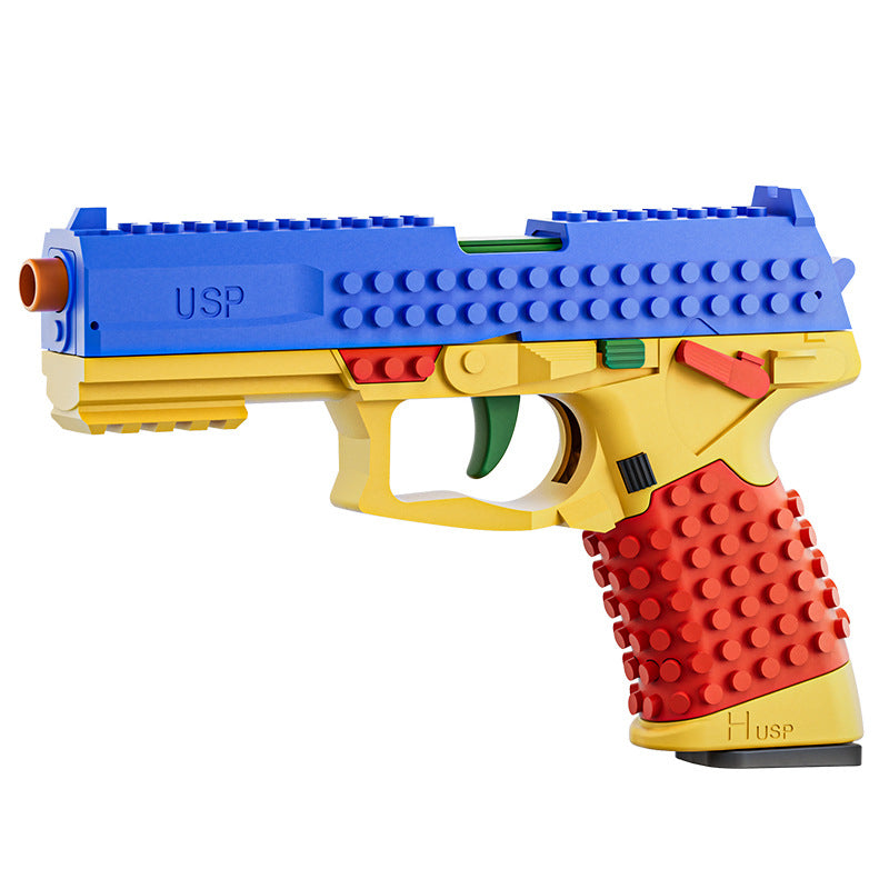 Raven Blue Brick: blue slide, yellow frame, red grip