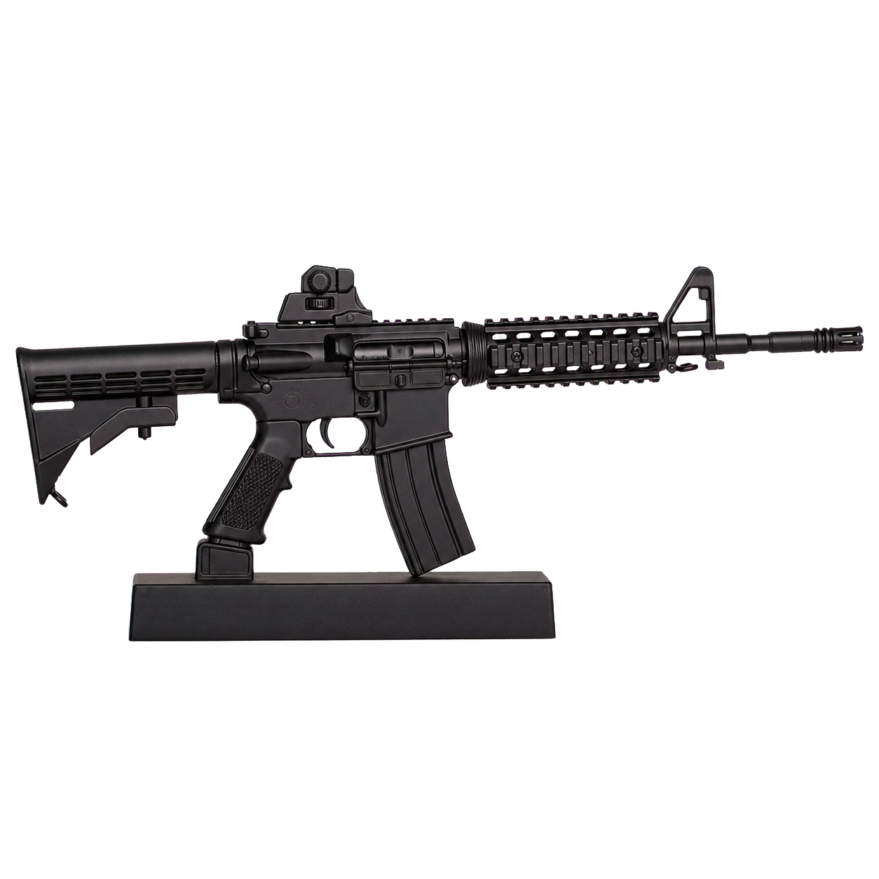 Shadow Carbine Display Model transparent product cutout for collector display search