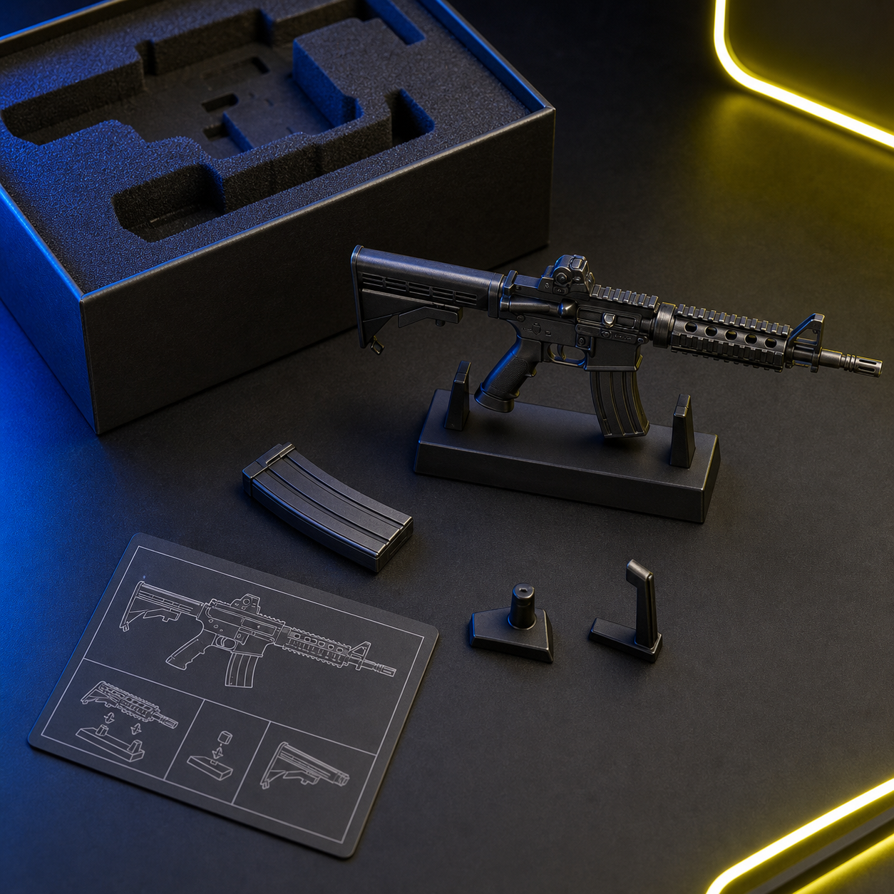 Shadow Carbine Display Model 1:3 non-firing collector display model detail