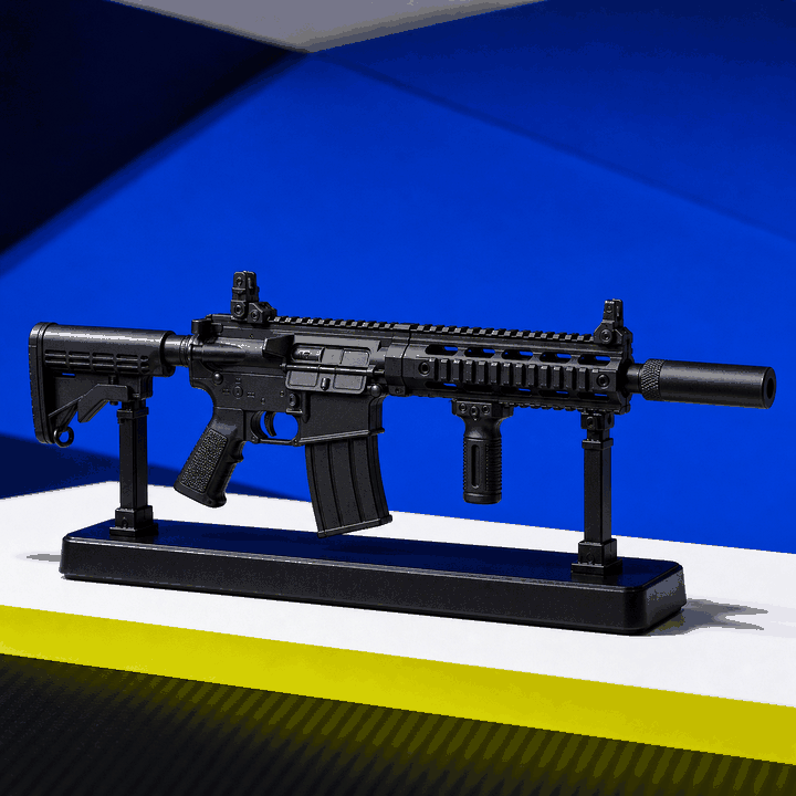 Shadow Carbine Display Model animated display detail for non-firing collector kit
