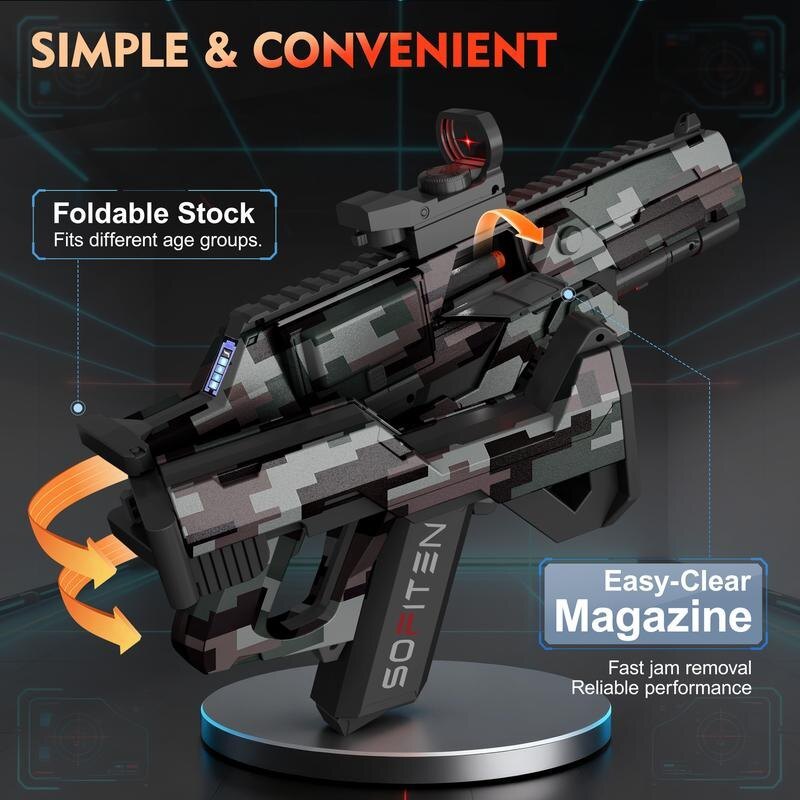 Specter Auto Blaster folding stock and quick-clear magazine