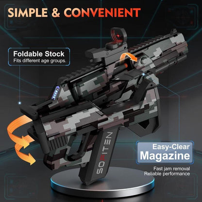 Specter Auto Blaster folding stock and quick-clear magazine