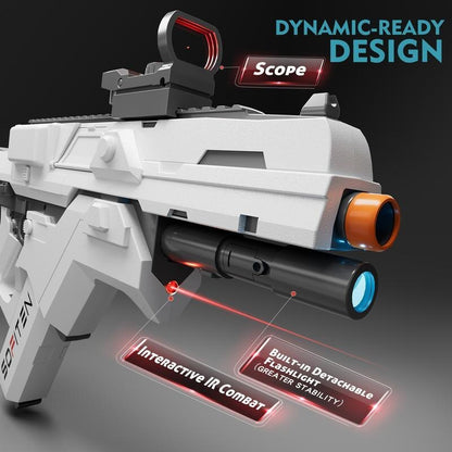 Specter Auto Blaster scope, flashlight and laser attachments