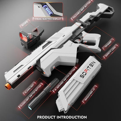 Specter Auto Blaster white colourway with battery display