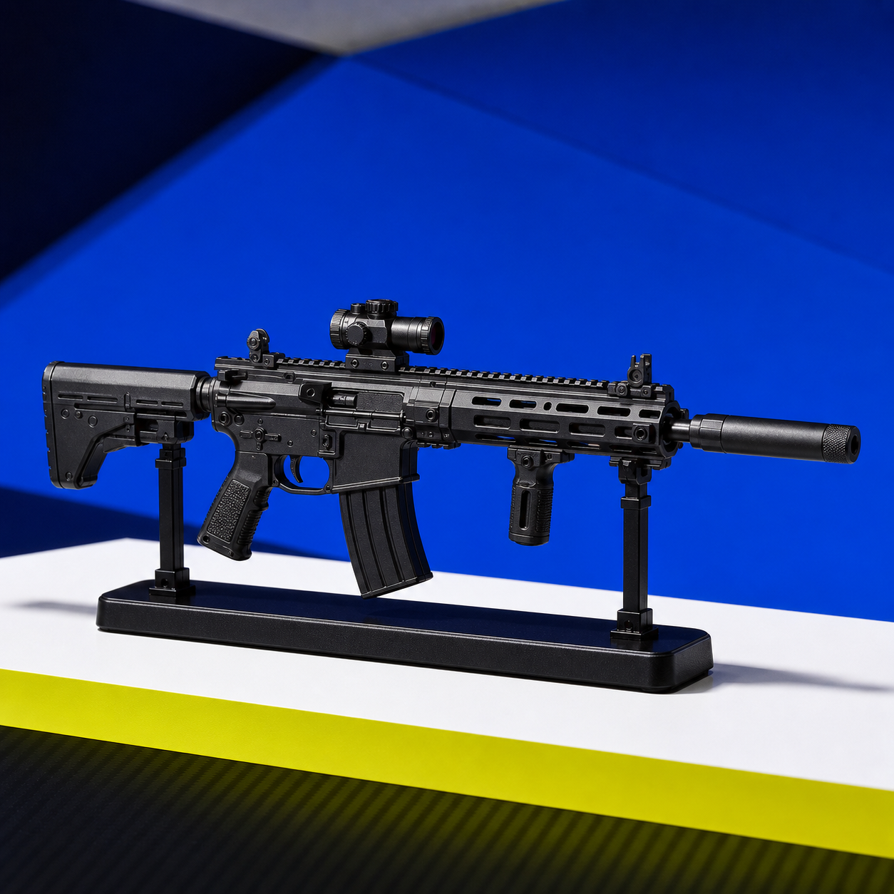 Stealth Compact Carbine Display Model 1:3 non-firing collector display model detail