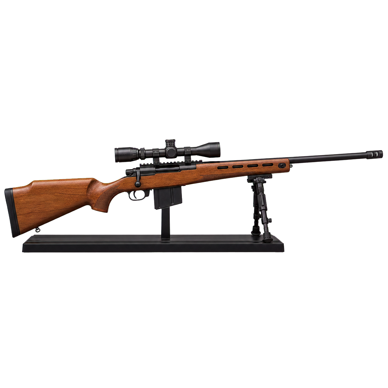 Timber Marksman Display Model transparent product cutout for collector display search