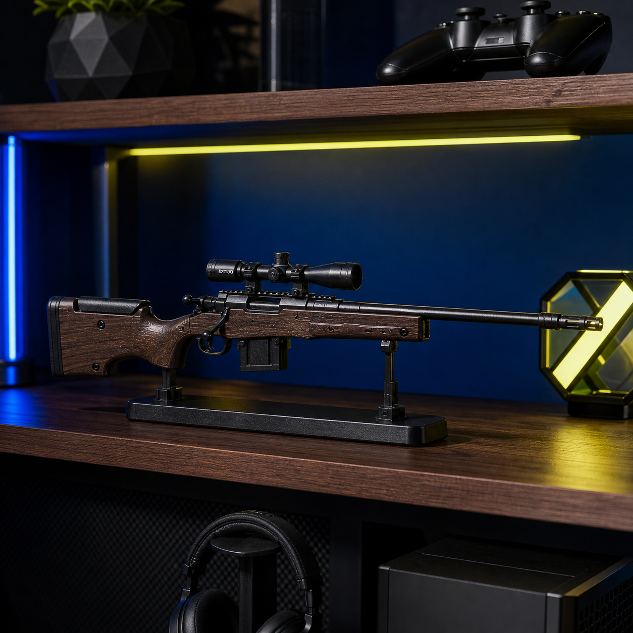 Timber Marksman Display Model shown on a collector desk or shelf display