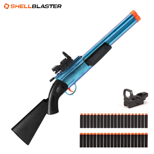 Twinshot Shellblaster with sight and 40 foam darts
