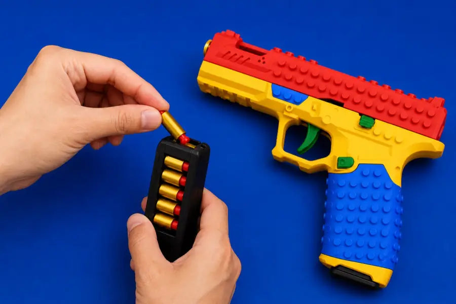 Loading shells into the magazine
